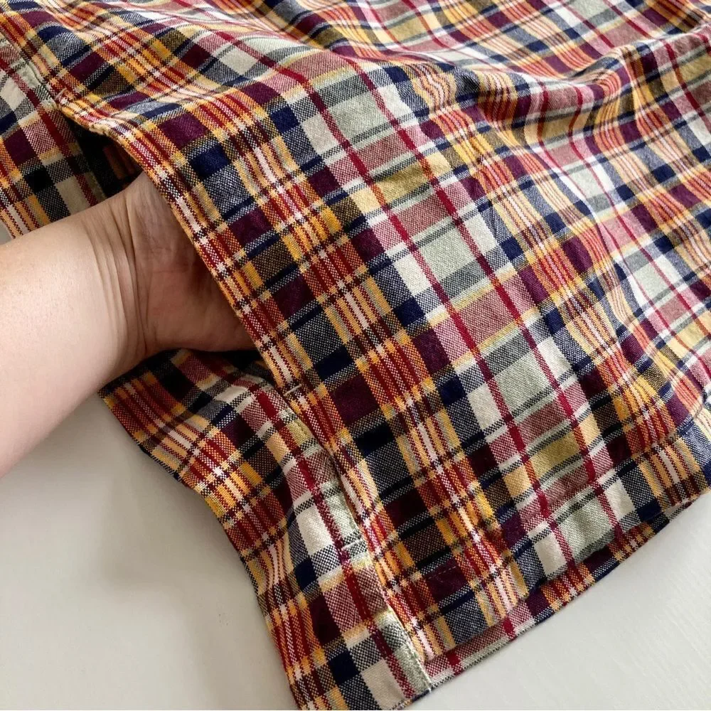 J. Crew Plaid Pullover Shirt